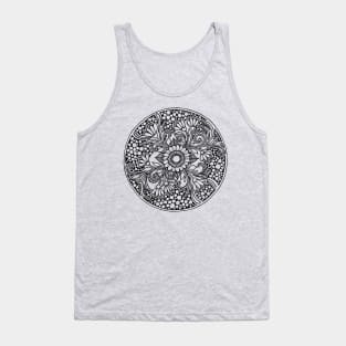 Zentangle Ring of Daisies Tank Top